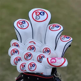 Diğer Golf Ürünleri G4 Head -Incovers Sürücü Fairway Ahşap Putter Deri Deri Golf Kulüpleri Baş Koruyucu Golf Aksesuarları 230705