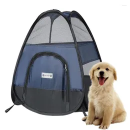 Housses de siège de voiture pour chien chat tente camping respirant animaux de compagnie nid détachable avec grille fenêtre conception construction solide adaptée au canard