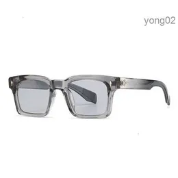 Sunglasses Jmm Brand For Women Men Retro Vintage High Quality Fashion Square Acetate Frame PRUDHON Custom Optical Sun Glasses 663YY