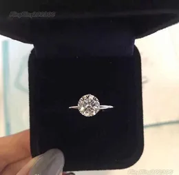 2023 NIEUWE Hebben stempel klauw 1-3 karaats cz diamant 925 sterling zilveren ringen anelli voor vrouwen trouwen bruiloft verlovingsringen sets Liefhebbers gift sieraden