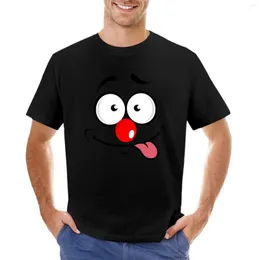 Pikétröjor för män Roligt ansikte Red Nose Day 2023 T-shirt Grafik T-shirt Sweat Shirts för män Pack