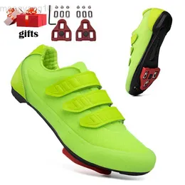 Cycling Footwear Professional Cycling Shoes Unisex Road Bike Shoes Breathable Knitted Vamp Cycling Sneakers For Shimano SPD SL And LOOK KEO Pedal HKD230706