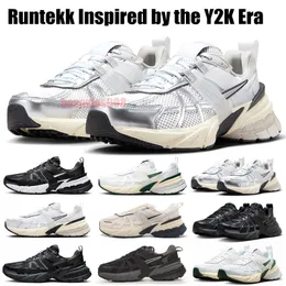 Original Runtekk Schuhe Designer Sneakers V2 Freizeitschuhe Mesh Run Herren Damen Dad Sneaker Summit White Metallic Silver Pure The Y2K Era Platinum Platform Trainer