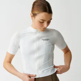 Camas de ciclismo Tops Summer Summer PNS Busca respirável de manga curta feminina Camisa de bicicleta de camisa de ciclismo para tops femininos 230705