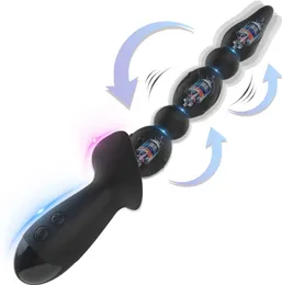 Mannelijke Anale Kralen Butt Plug Vibrator voor Mannen Lange Orgasme Vagina Clit Stimulator Pull Ring Vibrerende Bal Anus Seksspeeltjes Women230706