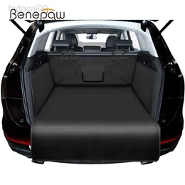 Siedzisko Benepaw TearResistant Dog Trunk Cover Mat AntiScratch antypoślizgowe Pet Travel Cargo Liner wodoodporna dla średniego samochodu ciężarowego SUV HKD230706