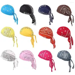 Boinas Gorro da Moda Boné Pirata Algodão Flores de Caju Faixa de Cabelo Enrolado Chapéu MZ003