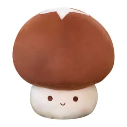 Stuffed Plush Animals Red Mushroom Plush Toys Stuffed Simulation Plant Doll Shiitake Mushrooms Plushie Sofa Pillow Cushion Girls Nice Gift HKD230706