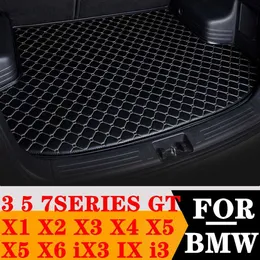 Pet Seat Cover Sinjayer Waterproof Car Trunk Mat AUTO Tail Boot Cargo Pad Carpet Liner For BMW 2 3 5 7 Series GT X5 X1 X2 X3 X4 X6 I3 IX IX3 HKD230706