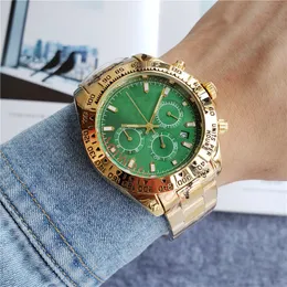 Mens Luxury Watch 42 -мм золотой кварцевый таймер Дизайнер часы Montre de Luxe Watches for Men Caijiamin Dhgate Высококачественные наручные часы 007 Дневные наручные часы