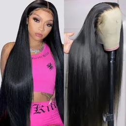 13x4 HD Transparente Lace Straight Wigs 13x6 Lace Frontal Human Hair Wigs 150% Remy Brazilian Frontal Wig For Black Women