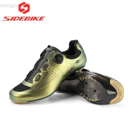 Cycling Footwear sidebike SV-08 carbon cycling shoes road bike men professional self-locking bicycle sneakers compatible with cleats shoes HKD230706