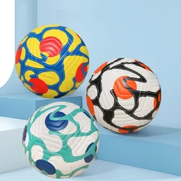 Balones PU adhesivo fútbol tamaño estándar 5 juego de entrenamiento para adultos fútbol resistente al desgaste antideslizante fútbol profesional 230706