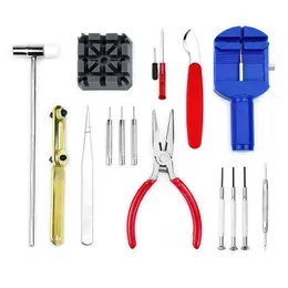 Watch Repair Kit 16-Piece Watch Repair Open Back Cover Remove The Strap Pliers Tool Set Professional