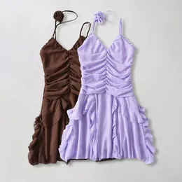 Casual Kleider 2023 03 Marke Frühling Sommer Frauen Weibliche Sexy Polyester Kleid Outwear