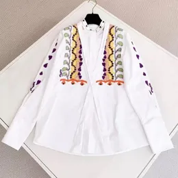Bluzki damskie AL60191 Modne koszule 2023 Runway Luksusowy europejski design Odzież w stylu imprezowym