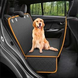 Copertina di sedile per auto per cani coperta posteriore coperta non slip tappetino per cuscini per cani pieghevoli prodotti per animali domestici HKD230706