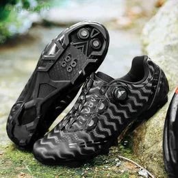 Велосипедная обувь Профессионал Sapatilha Ciclismo MTB Cycling Shoes Cleats Клайные велосипеды качественные велосипедные ботинки на открытом воздухе педали Pedal Racing Spd Hkd230706