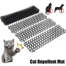 Cat Carriers 1Pcs Household Anti-cat Thorn Mat Net Small Repellent Pad Drive Cats Artifact For Home Garden Products Square Anti-pet