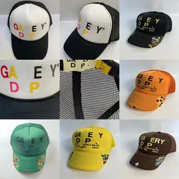 Роскошные шляпы для мужчин галереи бальные шапки GP граффити для граффити шляпы повседневные надписи галереи изогнутые отдела бейсбола бейсболка мужские письма печатные шляпы A029