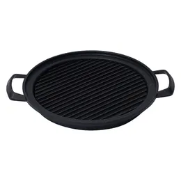 BBQ Grills Grillpan Biefstuk Barbecuerek IJzer Koken Gegoten Roosteren Vlees Gegrilde Anti-aanbakplaat Bbq Koreaanse Meesterhouder Stovetopstovepans 2305706