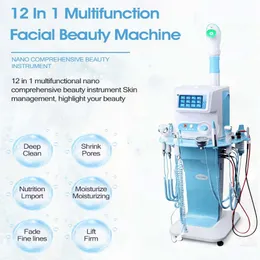Profissional 11 em 1 máquina de tratamento facial multifuncional anti rugas dermoabrasão equipamento de spa ultrassônico
