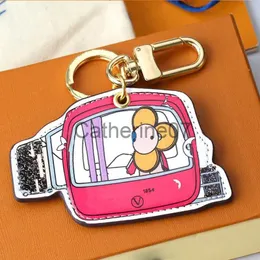 Key Rings Keychains Lanyards Designers keychains with box luxurys keychain leather cartoon hot air balloon fashion casual style key chain temperament v J230706