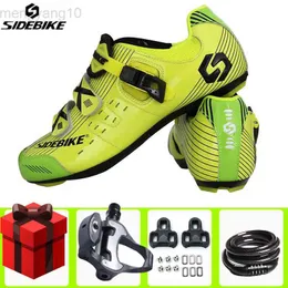 Cycling Footwear SIDEBIKE Road Cycling Shoes Sapatilha Ciclismo Ultralight Racing Bike Men Women Bicycle Sneakers Breathable Bicicleta Zapatillas HKD230706