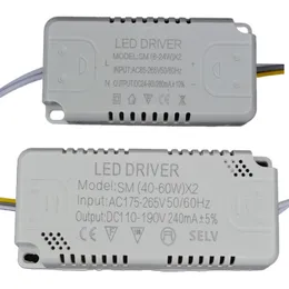 Konstant ström Power Driver Takljus Utbytbar Dual Color 240-260ma 220 Volt Led Driver Intelligent Lamp Transformers