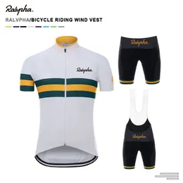 Cykeltröja Set Sommarkläder Raphaing Ropa Ciclismo Hombre Kortärmad Set Bike Man Uniforme Maillot Cykel 230706