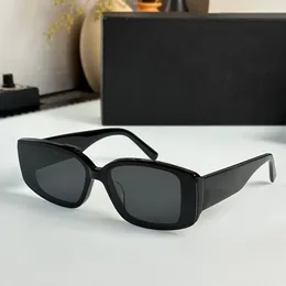 2023 mujeres hombres gafas de sol de alta calidad negro ancho tablón marco completo gris degradado Color gafas rectangulares disponibles con caja