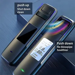 디지털 디스플레이 화면이있는 기타 비 연락 알코올 테스터 USB USB 충전식 음주 측정기 분석기 고 정확도 흡입기 230706