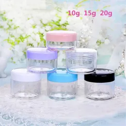 Plastic Mini Jars 10g 15g 20g Empty Cream Jar Bottle Protable Containers