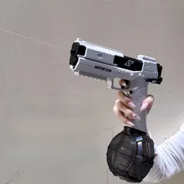 Pistolleksaker Sommarleksaker HighSpeed Safe Shooting Elektrisk vattenpistol med cyberpunk-stil Perfekt för stranden och poolen Kul vattenpistol 230705