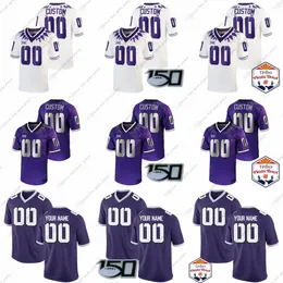 Custom NCAA TCU Horned Frogs College Football Maglie LaDainian Tomlinson Davey OBrien Bob Lilly Sammy Baugh Andy Dalton Aaron Schobel Larry Brown