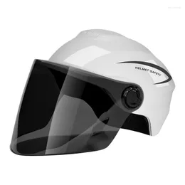 Motorcycle Helmets Open Face Scooter Motorbike Breathable Safety For Men Women Four Seasons Wear