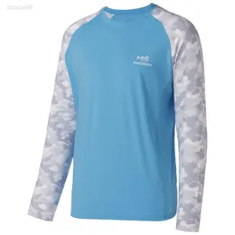 Fishing Accessories Bassdash UPF 50 Fishing Tee for Men Camo Long Sleeve Shirt Quick Dry Sweatshirts Breathabl Keeping Cool Hiking Biking Trekking HKD230706