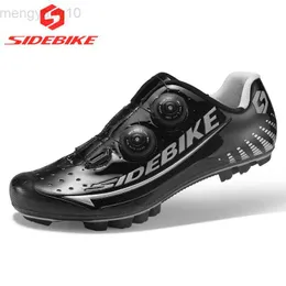 Sapatos Ciclismo Sidebike Carbon MTB Sapatos de bicicleta ultraleve resistente ao desgaste Sapatos de ciclismo Mountain Bike Zapatillas Ciclismo HKD230706