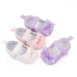 First Walkers Baby Girl Cute Bow Princess Shoes Soft Bottom Toddler 0-18 Months Born