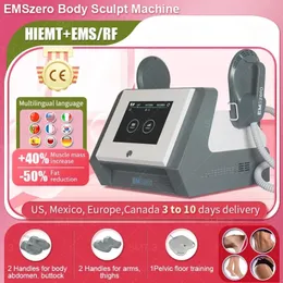 Abnehmen Neo DLS-EMSLIM RF Fat Burning Shaping Beauty Equipment EMSzero 13 Tesla HI-EMT Nova elektromagnetische Muskelstimulatormaschine mit 2/4/5 RF-Griffen