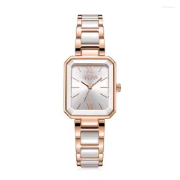 Wristwatches Ceramic Stainless Steel Julius Lady Women's Watch Japan Quartz Elegant Clock Fashion Hours Bracelet Girl's Birthday Gift Box