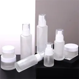 Refillable Face Cream Jar Lotion Spray Cosmetics Sample Storage Containers 30ml 40ml 60ml 80ml 100ml