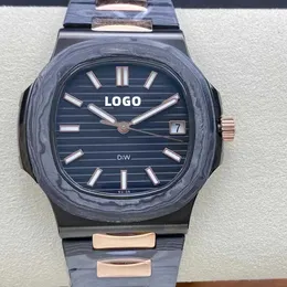 Nuovo orologio meccanico di alta qualità DIW Factory 324SC con movimento integrato di lusso in fibra di carbonio oro bicolore PP