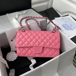 Klasik Tasarımcı Çanta Moda Tote Çantalar 25 Renk Gerçek Deri Flep Çantalar Lüks Lady Düğün Elbise Omuz Çantaları Orta Çanta Kutusu A01112