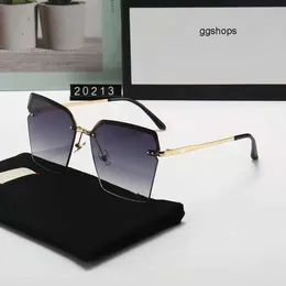 Lente Óculos de sol de luxo polaroid ggly designer feminino masculino Gole sênior PP para mulheres armação de óculos de sol de metal vintage superior com caixa 3