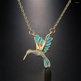 Pendant Necklaces Cmoonry CZ Animal Bird For Women Fashion Jewelry Gold Color Chain Birds Choker Collares Joyeria Mujer