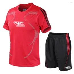 Träningsoveraller för män FÖR MOTO Morlnl Kortärmad T-shirt Andas Löstsittande Sportkläder Sommar med logotyp
