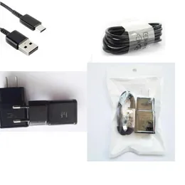 For s8 9V 5v 2A Travel USB wall plug wall charger fast charger full 2A home adapter with s8 type c black cable for phone