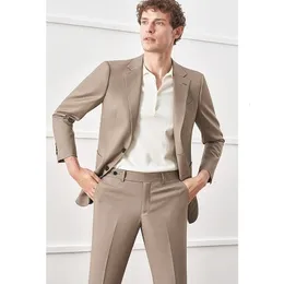Erkekler Suits Blazers 2651 RMEN Business Suits Gri Elbise Takım 230705