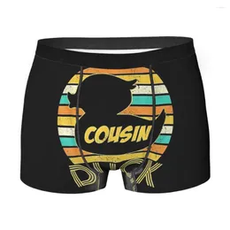 Cueca prima combinando família Calcinha de pato de borracha Breathbale Roupa íntima masculina Short sexy Cueca boxer